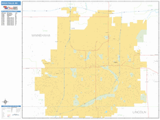 Sioux Falls Digital Map Basic Style